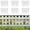 Black, variant on Metal Garden Fence | Outdoor Pet Barrier and Small Animal Deterrent | Rustproof Iron Border for Garden, Lawn, and Yard Protection