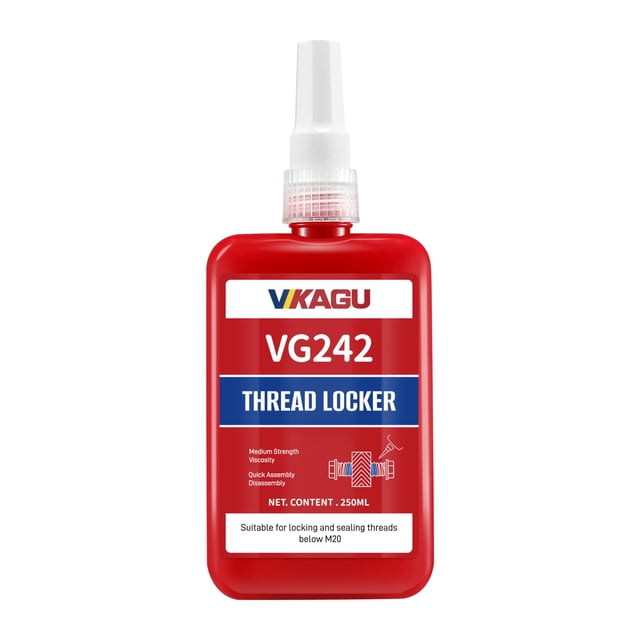 Fijador de roscas VIKAGU VG242 de resistencia media 250 ml