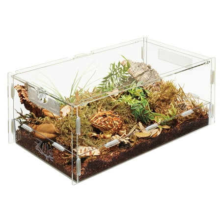 UPC: 0096316001565 | Zilla Micro Habitat Terrariums with Locking Latch Terrestrial  Large