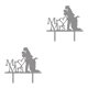 thumbnail image 1 of Billuyoard &amp; Cake Flags Love Heart Bride &amp; Groom Cake Topper Acrílico Cupcake Topper Boda Fiesta Pastel Decoración Compromiso Type1 NO1, 1 of 5