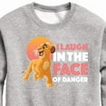 thumbnail image 3 of The Lion King - Simba - I Laugh in the Face of Danger - Toddler & Youth Crewneck Fleece Sweatshirt, 3 of 5