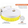 thumbnail image 2 of SGI Bedding Round Bed Skirt |Wrap Around Microfiber Bed Skirt | Fade Resistant, Wrinkle Free, Anti-static, Decorative, Extra Storage Space, Clutter-Free | 84" Diameter / 14" Drop, Yellow, 2 of 8
