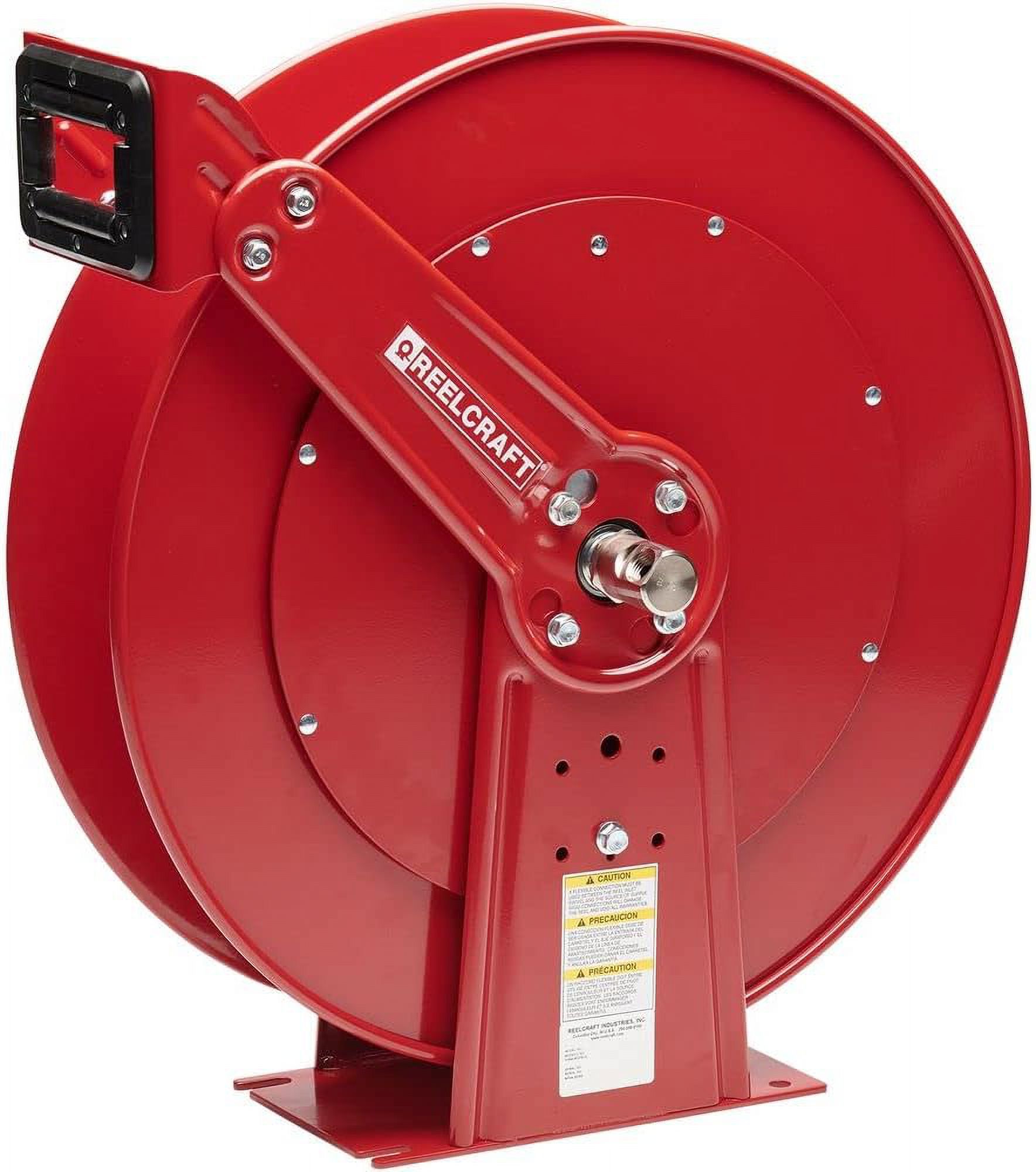 Reelcraft-PW81000 OHP 3/8 In. x 100 Ft. Spring Retractable Pressure Wash Hose Reel Without Hose, Steel - image 2 of 3