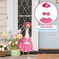 thumbnail image 3 of 23 Inches Porch Goose Outfit, Pink Hawaiian Bikini Set, Summer Decorative Attire, Beach Party Ensemble, Outdoor Home Accent - 2-Piece Bikini Style Outfit With Decorative Purpose, 3 of 5