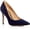 Navy Suede, variant on Sam Edelman Womens Hazel Leather Metallic Pumps 6 Medium (B,M)