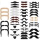 thumbnail image 3 of Bigote autoadhesivo, barba postiza pegado adhesivo barbas postizas barbas de fiesta para fiesta de Navidad, cumpleaños y fiesta Xemadio LKX-1092, 3 of 7
