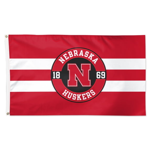 WinCraft Nebraska Huskers 3' x 5' Applique Flag