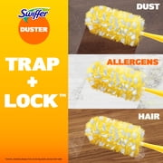 Swiffer Heavy Duty Duster Kit with Refills, Unscented, 1 Handle + 2 Refills