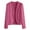 Pink, variant on CILENON Trendy Outfits for Women 2024 Women's Long Sleeve Ice Silk Knit Skirt V Neck Cardigan (Red,XXXXL)