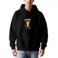 thumbnail image 2 of Men's Long Sleeve Hoodie Pullover Sweatshirt with Cartoon Fox Design ' MUSIC ' & ' I LOVE MUSIC ' Text Front Pockets Relaxed Fit, 2 of 7