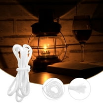 WASHWEPE 52Pack Fiberglass Wick For Lanterns Oil Absorption And Burning Effect White 10x0.1x0.1in