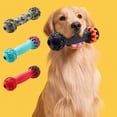 thumbnail image 2 of Mosey Pet Teething Toy Durable Barbell Shape Dog Chew Toy Interactive Teeth Cleaning Treat Dispensing Toy Pet Supply, 2 of 8