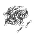 thumbnail image 1 of koolsoo 30pcs Barrel Bea with Solid Swivel Coarse Fishing Connector 12#, 1 of 6