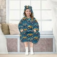 thumbnail image 7 of joogoo Blanket Hoodie for Cartoon Car Vehicles Oversize Sweatshirt 3-14 YR L, 7 of 7