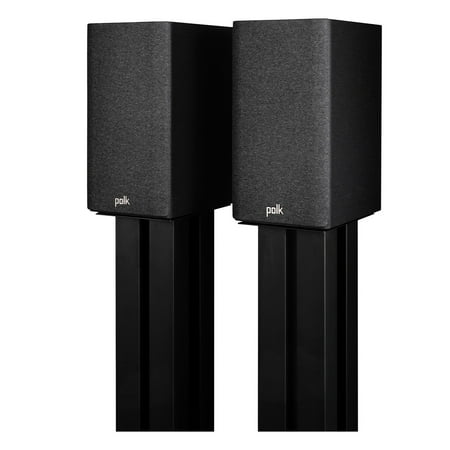 Polk Audio - Polk Reserve R100 Bookshelf Speaker, 1" Pinnacle Ring Tweeter & 5.25" Turbine Cone Woofer, Dolby Atmos & IMAX Enhanced - Black