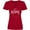 Red, variant on Inktastic It's Home State of Iowa Outline Distressed Text Women's V-Neck T-Shirt