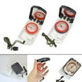 thumbnail image 4 of Mosiee Climbing Luminous Compass With Mirror Waterproof Hiking Compass With Led Lamp Scale Magnifier Outdoor Exploration Camping Parts, 4 of 9