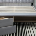 thumbnail image 5 of Rest Haven Nampa Upholstered Bed with Drawers, King, Stone, 5 of 10