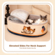 thumbnail image 4 of Abbraccia Cama redonda de felpa para gato con calefacción automática, 4 of 6