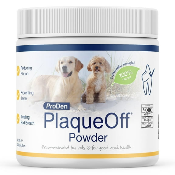 ProDen PlaqueOff Powder ā Supports Normal, Healthy Teeth, Gums, and Breath Odor in Pets ā 420 g