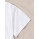 thumbnail image 4 of Letter & Rose Print T-Shirt, Crew Neck Short Sleeve T-Shirt, Casual Every Day Tops, Women's Clothing, 4 of 6