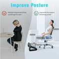 thumbnail image 6 of Foot Rests, Adjustable Under Desk Footrest with 6 Height Position&Massage Surface, Ergonomic Foot Stool Under Desk at Work for Improved Circulation and Posture,Home, Office(Black), 6 of 8
