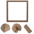 thumbnail image 2 of Glass Display Frame with Frame Specimen Frame Double Glass Frame Picture Frame (Square, 8 inches), 2 of 5