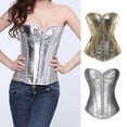 thumbnail image 3 of Sexy Ladies Corset Tanks Top Gothic Crop Tops Zipper Corsets Bustiers Tops, 3 of 4