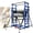 6.56ft, variant on 6.56-39.3ft Electric Scaffolding Lift, Motorized Scaffold Platform with Remote Control, CE Certified for Warehouse Maintenance & Construction