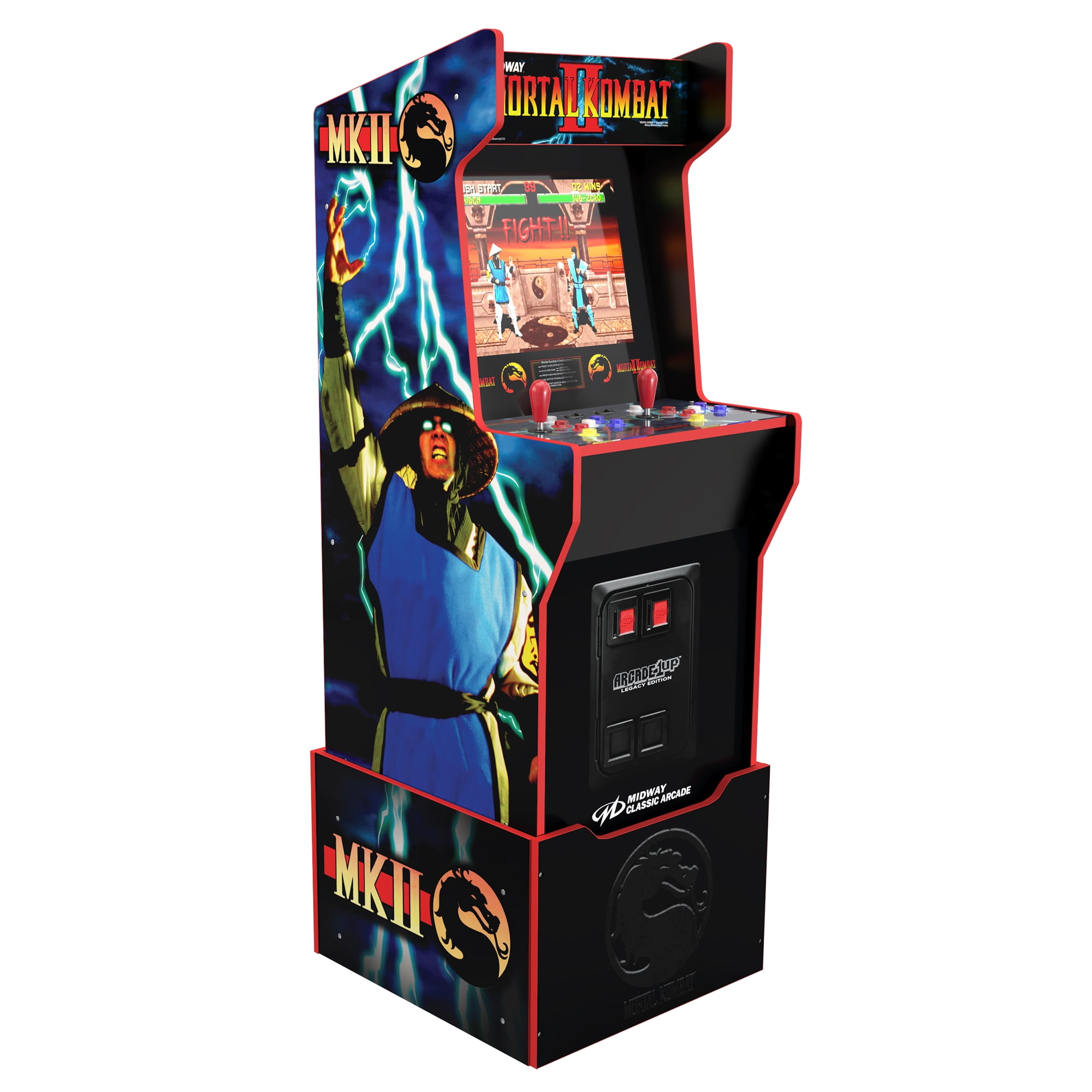 Amazon.com: Arcade1Up Mortal Kombat II Deluxe Arcade Machine