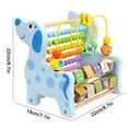 thumbnail image 3 of Agiferg Educational Toys Montessori Learning Toys, STEM Cognitive Development Games, Multifunctional Wooden Calculation Frame Educational Beaded Learning Toy, 3 of 8