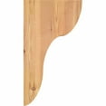 thumbnail image 3 of 3 1/2"W x 10"D x 18"H Carmel Smooth Corbel, Western Red Cedar, 3 of 9