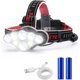 thumbnail image 1 of Faro recargable, 8 modos de luz LED, faro potente con manos libres, compatible con camping, pesca, ciclismo y senderismo Afortunado Sencillez, 1 of 5