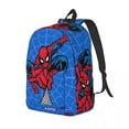 thumbnail image 4 of Mochila de superhéroe Spiderman Spiderverse, regalo para la escuela secundaria, mochila de trabajo para hombres y mujeres, bolso de hombro para computadora portátil, 4 of 5