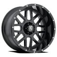 thumbnail image 2 of XD Aluminum Rim XD820 GRENADE 18X9in Satin Black Finish, XD82089068712NUS, 2 of 2