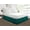 Teal, variant on SGI Bedding 10 Inch Ruffled Bed Skirt | Microfiber Bed Skirt | Fade Resistant, Wrinkle Free, Anti-static, Decorative, Extra Storage Space, Clutter-Free |Queen, Hot Pink