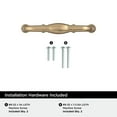 thumbnail image 5 of Amerock Granby 3 inch Center-to-Center Champagne Bronze Cabinet Pull, 10 Pack, 5 of 5