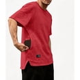 thumbnail image 6 of RongHuan Mens Big and Tall Tshirts Casual Athletic Shirt Oversize Tshirt Short Sleeve Versatile T-Shirt, 6 of 8