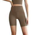 thumbnail image 1 of PEASKJP Yoga Shorts for Women High Rise Soft Stretch Shorts for Women Workout Yoga Shorts Coffee S, 1 of 5