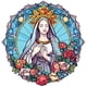 thumbnail image 1 of Pintura de diamante 5D DIY Taladro redondo completo Jesús Virgen Decoración para el hogar (VIP1003), 1 of 9