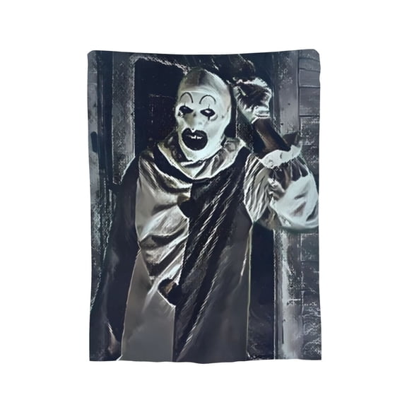 Art The Clown Blanket, Soft Flannel Throw Cozy Flannel Blankets Travel Throw Blanket Super Soft Lightweight Bedding Lap Chair Sofa for Adults Kids Teens 40"X30"