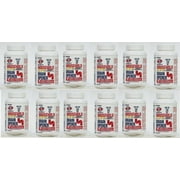 ~12~ ROOTO 100% Lye Drain Opener Crystals of Household Clogged Sinks Tubs 16 oz