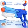 thumbnail image 2 of Pistolas de agua de juguete para niños y adultos 2 pistolas de agua y pistolas de agua extensibles Adepaton WL-00574, 2 of 7