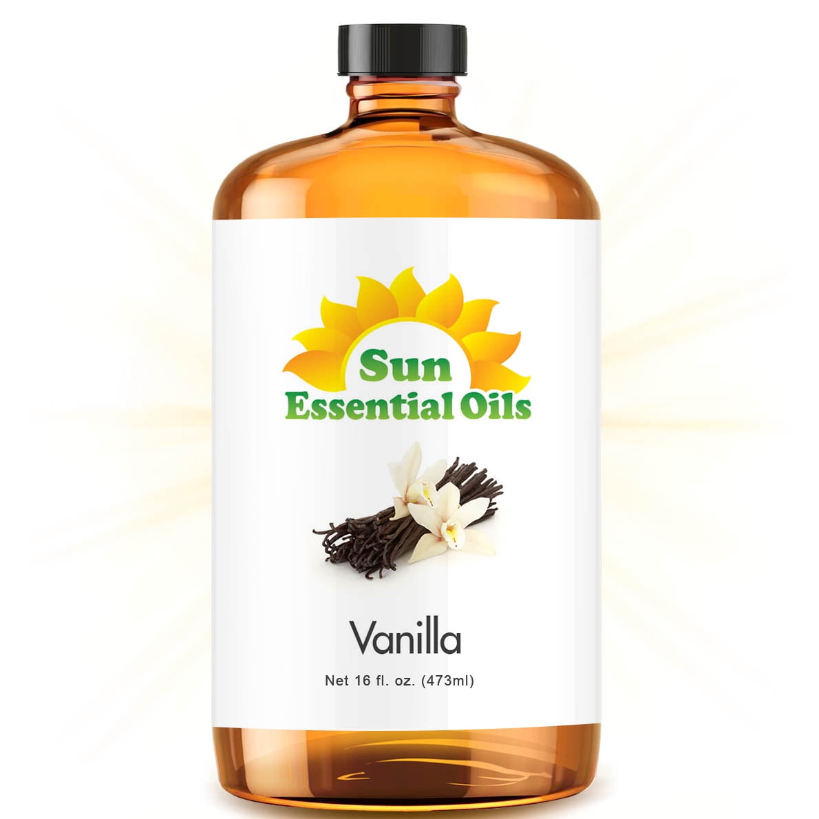 Vanilla Essential Oil (Huge 16oz Bottle) Bulk Vanilla Oil - 16 Ounce