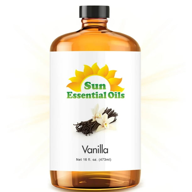 Vanilla Essential Oil (Huge 16oz Bottle) Bulk Vanilla Oil 16 Ounce