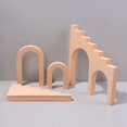 thumbnail image 4 of Photography Props Blocks Hard Foam Geometric Shapes for Jewelry Cosmetic Flat Lay Photo Shooting Skin Color Ladder Combination, 4 of 5