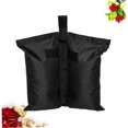 thumbnail image 4 of HEANUJJ 1Pc Parasol Base Sandbag Black Oxford Fabric Circular Shape for Tent Pole Support Frame Rainshed Protection, 4 of 8