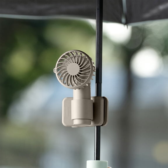 Umbrella Clip Fan, Multi-Functional Umbrella Clip USB Charging Mini Fan, Portable Outdoor Handheld Clip Fan, Ultra-Quiet Cooler for Laptop Travel Camping and Outdoor