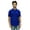 Royal Blue, variant on Atasi Mandarin Collar Men's Short Kurta Cotton Slub Navy Blue Shirt-Small