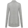 thumbnail image 2 of FashionOutfit Women's Chunky Knit Long Cardigan, 2 of 3